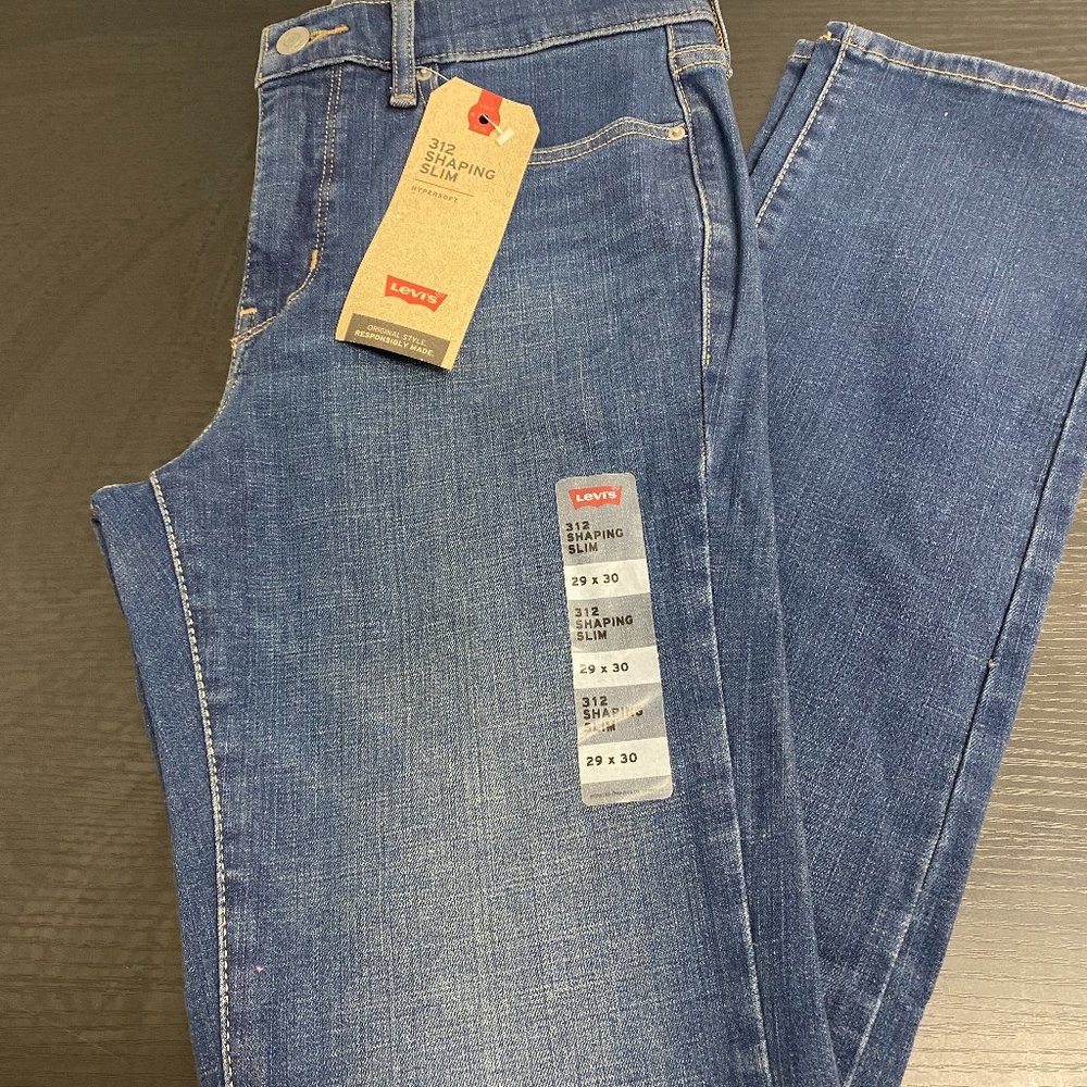 Levi's Women's Hypersoft 312 Shaping Slim Jean Size 29 (29x30)